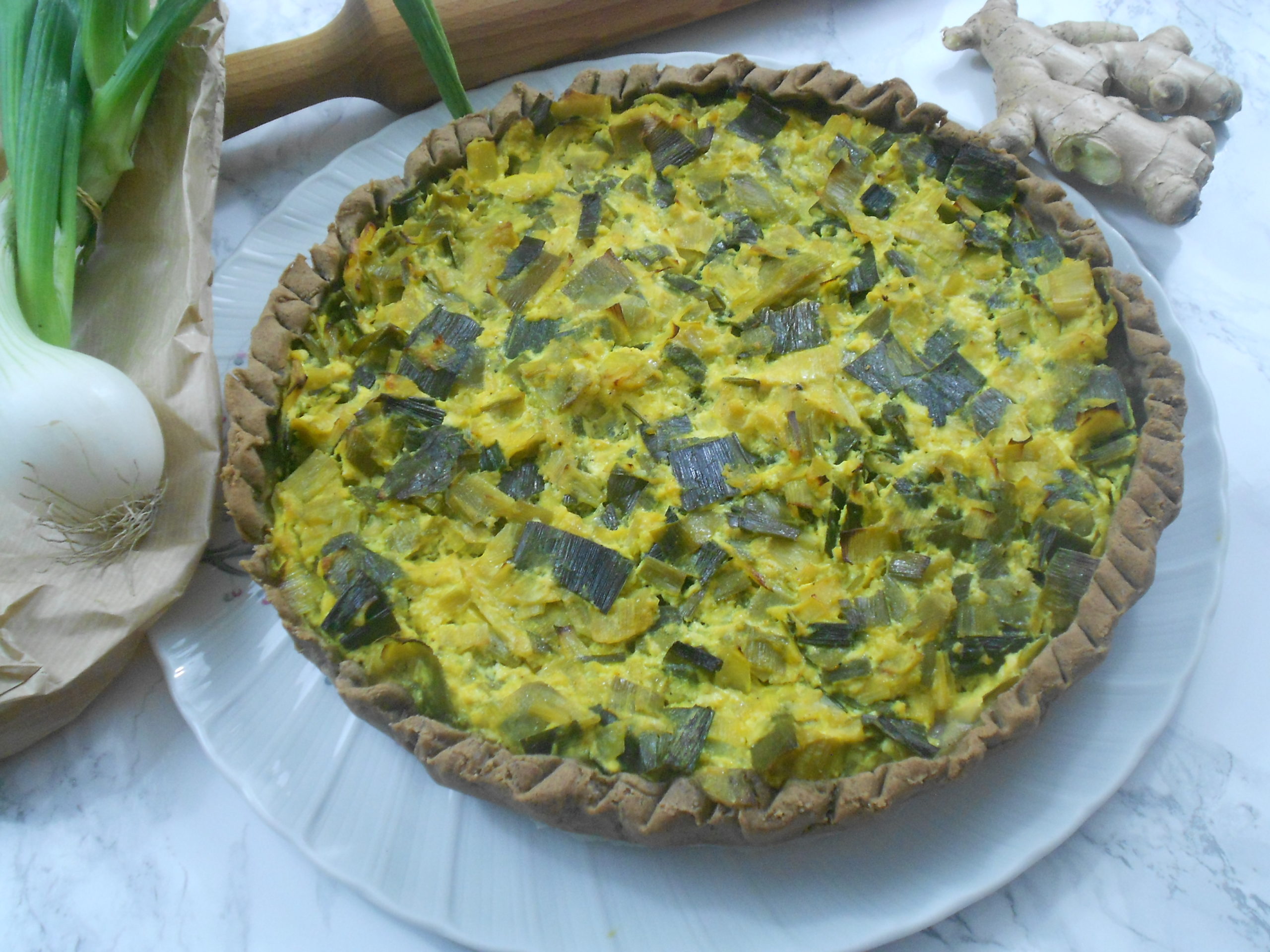 quiche aux poireaux recette sans gluten