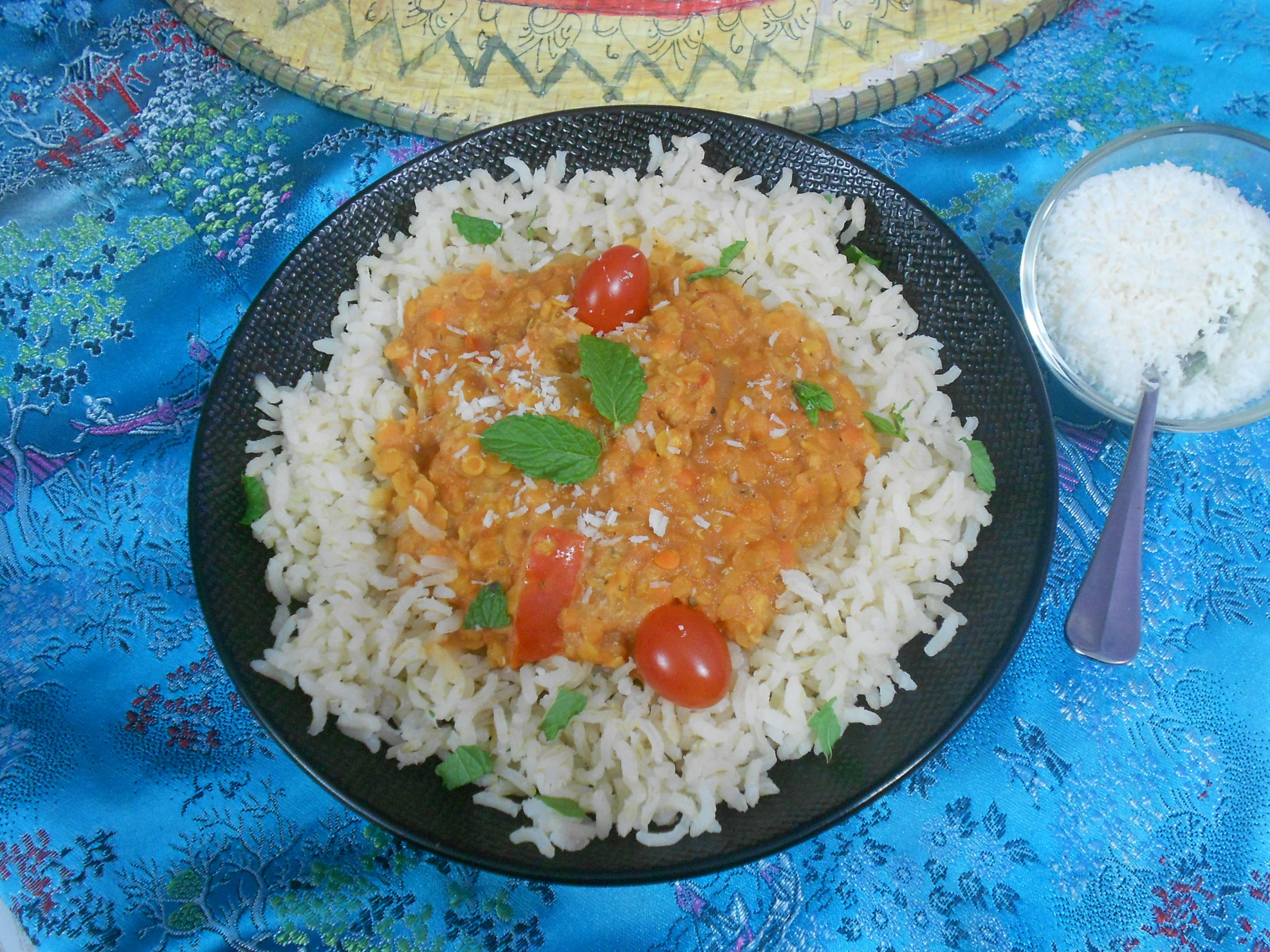 un dahl de lentilles aux saveurs exotiquess