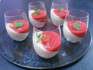 une panna cotta sans lactose