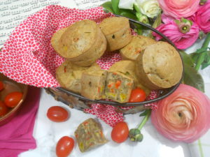 muffins sans gluten aux poivrons
