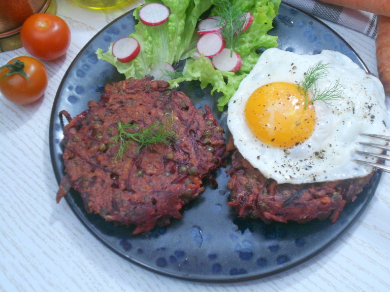 galette betterave carotte pour une alimentation saine
