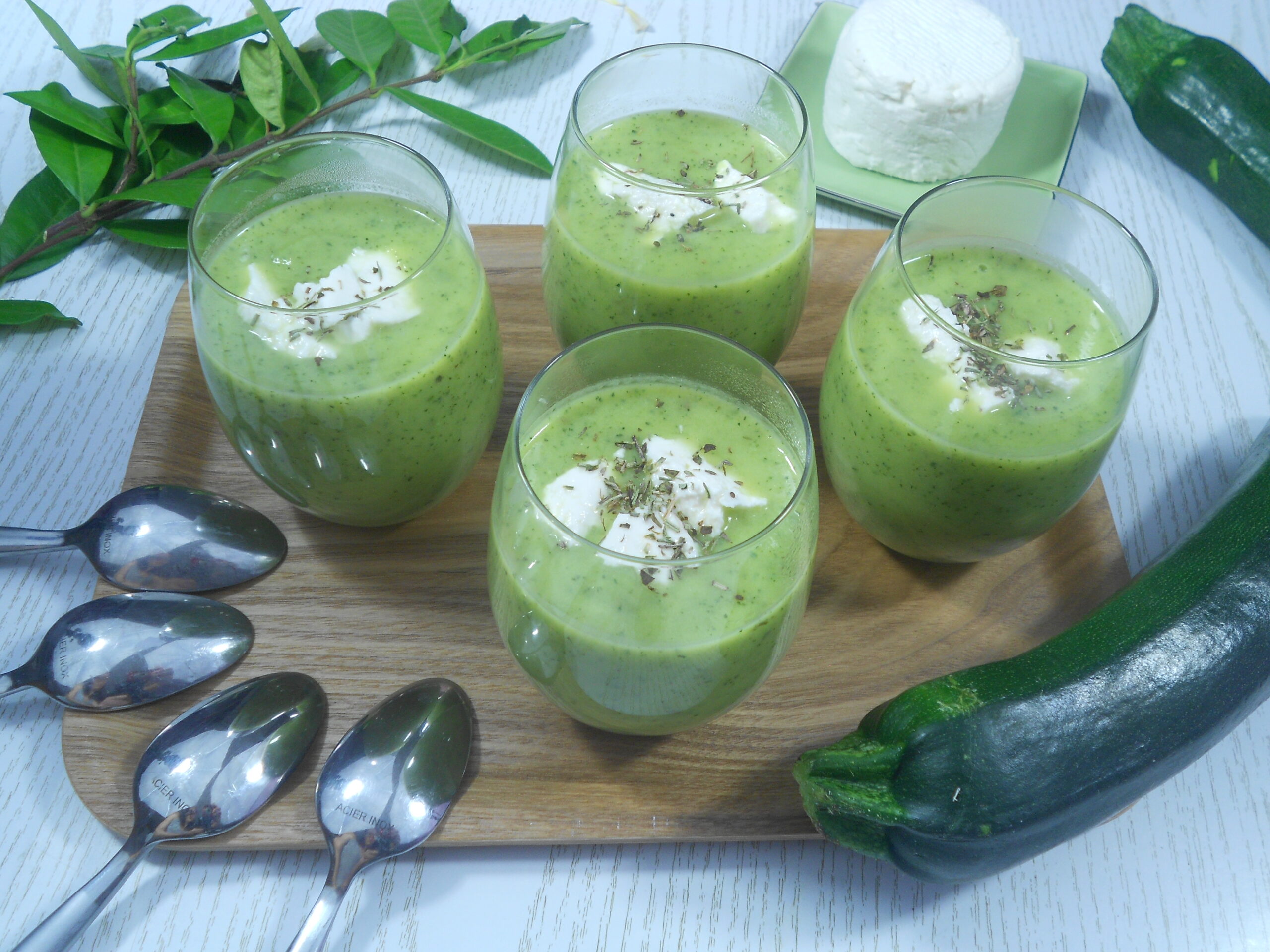 velouté glacé aliment peu calorique