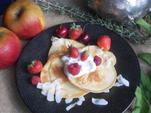pancakes à la farine de coco
