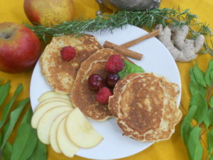 pancakes pommes cannelle sans gluten
