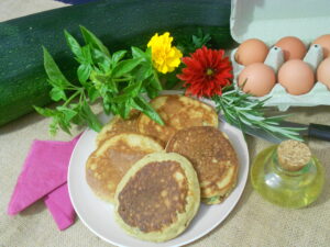 crêpes aux courgettes sans gluten